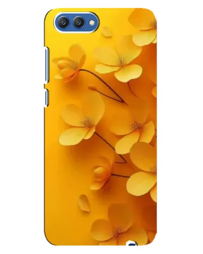 Чехол для Huawei Honor 10 (COL-AL00) с картинкой «Золотые лепестки»