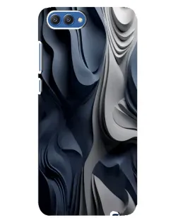Чохол для Huawei Honor 10 (COL-AL00) з картинкою «Об'ємні сині складки» Чохол для Huawei Honor 10 (COL-AL00) з картинкою «Об'ємні сині складки»