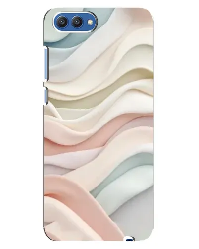 Чохол для Huawei Honor 10 (COL-AL00) з картинкою «Пастельні ніжні хвилі»