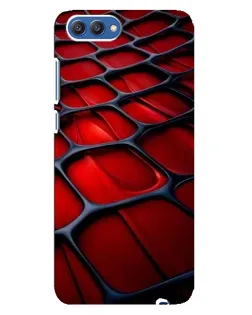 Чехол для Huawei Honor 10 (COL-AL00) с картинкой «Красная глянцевая сетка» Чехол для Huawei Honor 10 (COL-AL00) с картинкой «Красная глянцевая сетка»