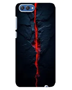 Чехол для Huawei Honor 10 (COL-AL00) с картинкой «Kрасная лавовая трещина» Чехол для Huawei Honor 10 (COL-AL00) с картинкой «Kрасная лавовая трещина»
