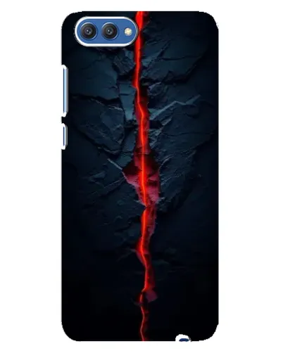 Чохол для Huawei Honor 10 (COL-AL00) з картинкою «Червона лавова тріщина»