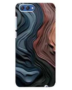 Чехол для Huawei Honor 10 (COL-AL00) с картинкой «Цветные волны каньона» Чехол для Huawei Honor 10 (COL-AL00) с картинкой «Цветные волны каньона»