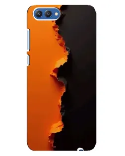 Чехол для Huawei Honor 10 (COL-AL00) с картинкой «Оранжевый разлом» Чехол для Huawei Honor 10 (COL-AL00) с картинкой «Оранжевый разлом»