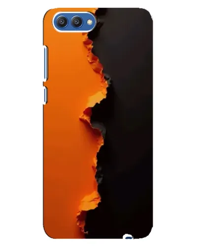 Чохол для Huawei Honor 10 (COL-AL00) з картинкою «Помаранчевий розлом»