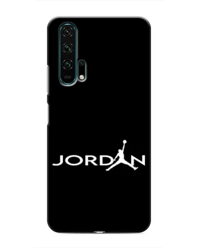 Чехол для Huawei Honor 20 Pro с картинкой «Jordan White Logo»