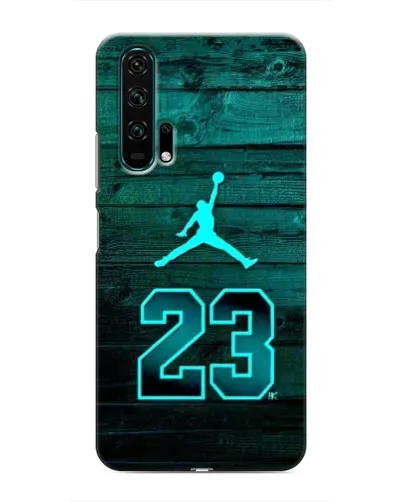 Чехол для Huawei Honor 20 Pro с картинкой «Jordan Cyan 23»