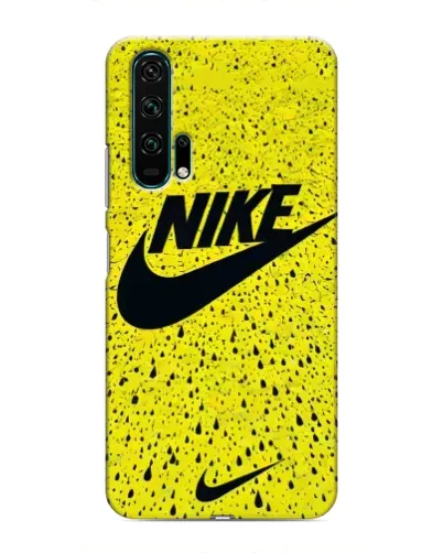 Чехол для Huawei Honor 20 Pro с картинкой «Желтый текстурный Nike» Чехол для Huawei Honor 20 Pro с картинкой «Желтый текстурный Nike»