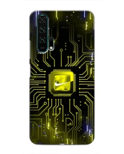 Чехол для Huawei Honor 20 Pro с картинкой «Nike — золотая искра» Чехол для Huawei Honor 20 Pro с картинкой «Nike — золотая искра»