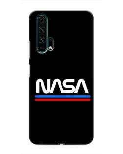 Чехол для Huawei Honor 20 Pro с картинкой «NASA — классика Red Blue»