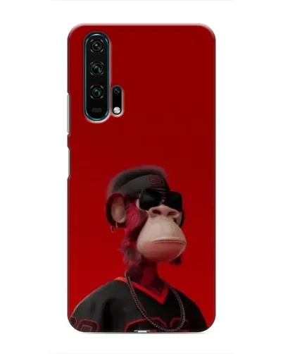 Чехол для Huawei Honor 20 Pro с картинкой «Bored Ape в красном» Чехол для Huawei Honor 20 Pro с картинкой «Bored Ape в красном»