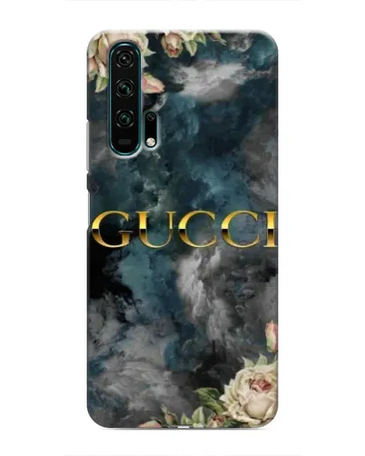 Чехол для Huawei Honor 20 Pro с картинкой «Абстрактные цветы Gucci»
