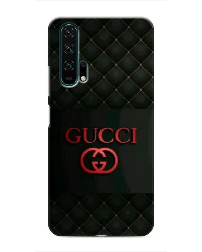 Чехол для Huawei Honor 20 Pro с картинкой «Gucci — стеганый черный»