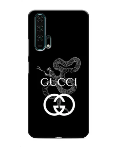 Чехол для Huawei Honor 20 Pro с картинкой «Gucci — серебряная змея»