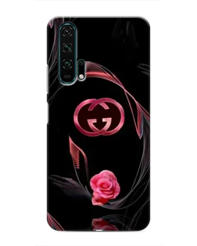 Чехол для Huawei Honor 20 Pro с картинкой «Gucci — неоновая роза»