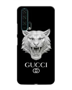 Чехол для Huawei Honor 20 Pro с картинкой «Gucci — серебряный лев» Чехол для Huawei Honor 20 Pro с картинкой «Gucci — серебряный лев»
