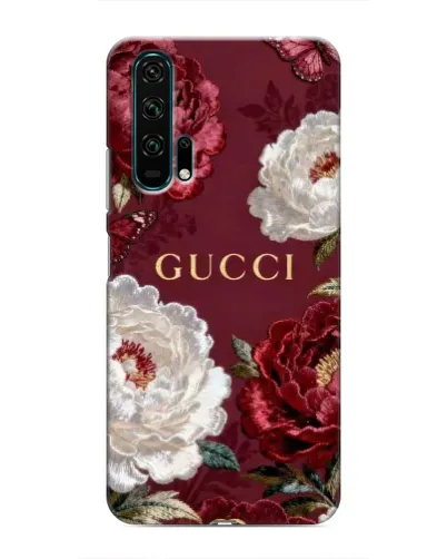 Чехол для Huawei Honor 20 Pro с картинкой «Gucci — бордовые розы» Чехол для Huawei Honor 20 Pro с картинкой «Gucci — бордовые розы»