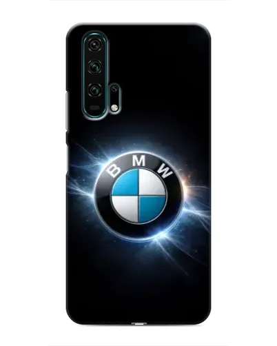 Чехол для Huawei Honor 20 Pro с картинкой «BMW — неоновое сияние»