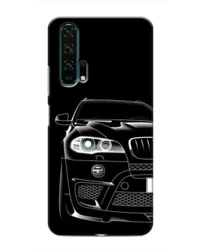 Чехол для Huawei Honor 20 Pro с картинкой «Темный силуэт BMW»