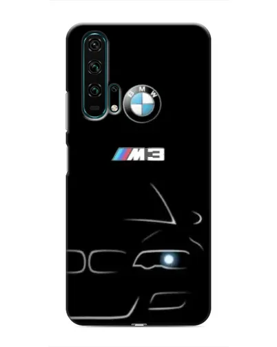 Чехол для Huawei Honor 20 Pro с картинкой «Минималистичный принт BMW M3»