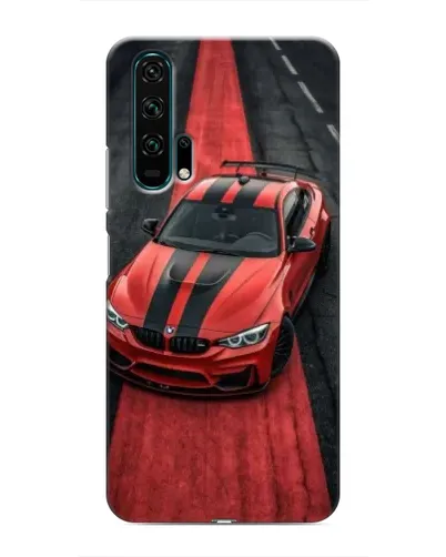 Чехол для Huawei Honor 20 Pro с картинкой «BMW на красной дорожке»