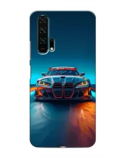 Чехол для Huawei Honor 20 Pro с картинкой «BMW — огни неона»