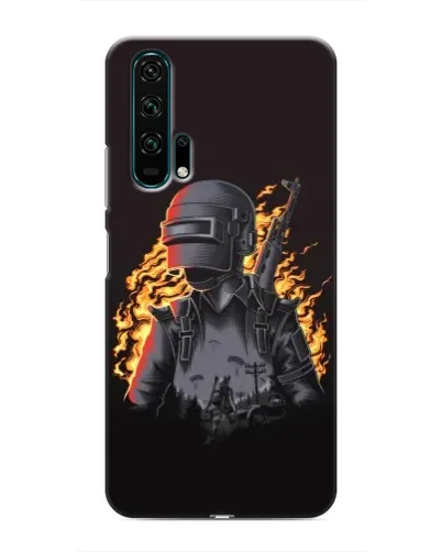 Чехол для Huawei Honor 20 Pro с картинкой «PUBG — огненный силуэт» Чехол для Huawei Honor 20 Pro с картинкой «PUBG — огненный силуэт»