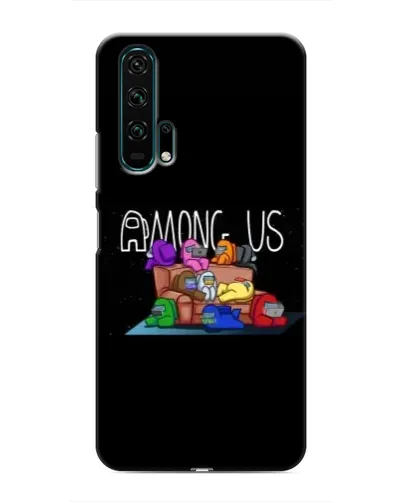 Чехол для Huawei Honor 20 Pro с картинкой «Логотип Among Us»