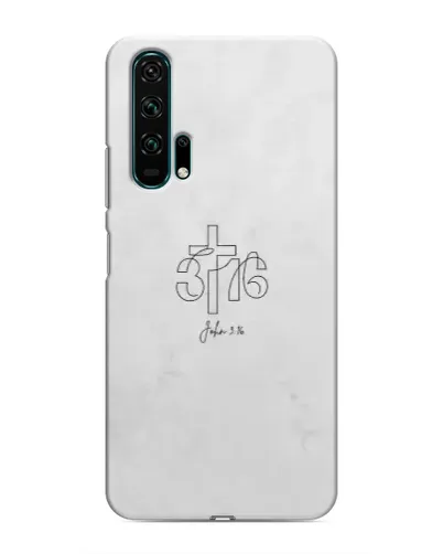 Чехол для Huawei Honor 20 Pro с картинкой «Иоанна 3:16 Крест» Чехол для Huawei Honor 20 Pro с картинкой «Иоанна 3:16 Крест»