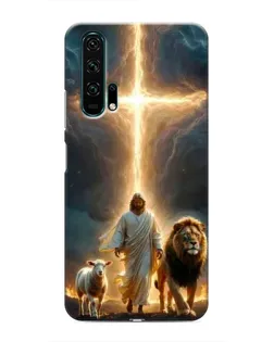 Чехол для Huawei Honor 20 Pro с картинкой «Лев Иуды и Свет»
