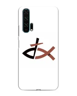 Чехол для Huawei Honor 20 Pro с картинкой «Рыба и крест»