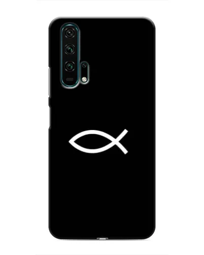 Чехол для Huawei Honor 20 Pro с картинкой «Символ рыбы Jesus» Чехол для Huawei Honor 20 Pro с картинкой «Символ рыбы Jesus»