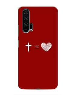Чехол для Huawei Honor 20 Pro с картинкой «Уравнение любви»