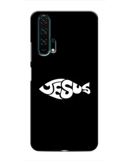 Чехол для Huawei Honor 20 Pro с картинкой «Рыба Jesus»