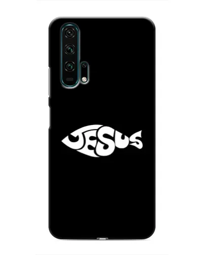 Чехол для Huawei Honor 20 Pro с картинкой «Рыба Jesus» Чехол для Huawei Honor 20 Pro с картинкой «Рыба Jesus»