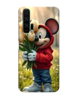 Чехол для Huawei Honor 20 Pro с картинкой «Микки с тюльпанами» Чехол для Huawei Honor 20 Pro с картинкой «Микки с тюльпанами»