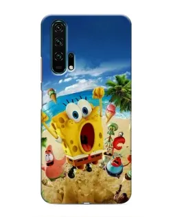 Чехол для Huawei Honor 20 Pro с картинкой «Развлечения на пляже»