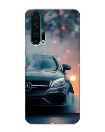 Чехол для Huawei Honor 20 Pro с картинкой «Mercedes — ночной город»