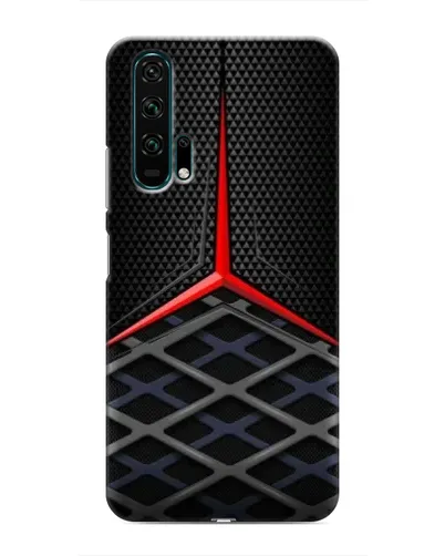 Чехол для Huawei Honor 20 Pro с картинкой «Mercedes Carbon Grid»