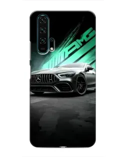 Чехол для Huawei Honor 20 Pro с картинкой «Темный Mercedes AMG»