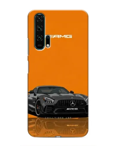 Чехол для Huawei Honor 20 Pro с картинкой «Оранжевый Mercedes AMG»