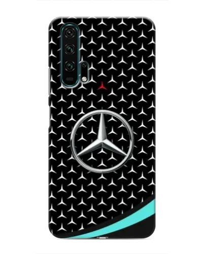 Чехол для Huawei Honor 20 Pro с картинкой «Mercedes — бирюзовый акцент»