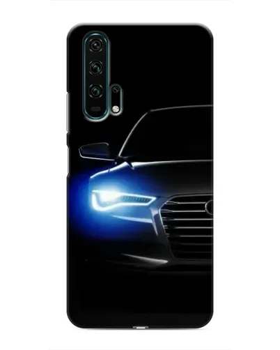 Чехол для Huawei Honor 20 Pro с картинкой «Неоновый взгляд Audi»