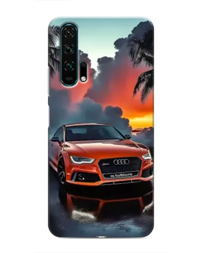 Чехол для Huawei Honor 20 Pro с картинкой «Audi — закат»