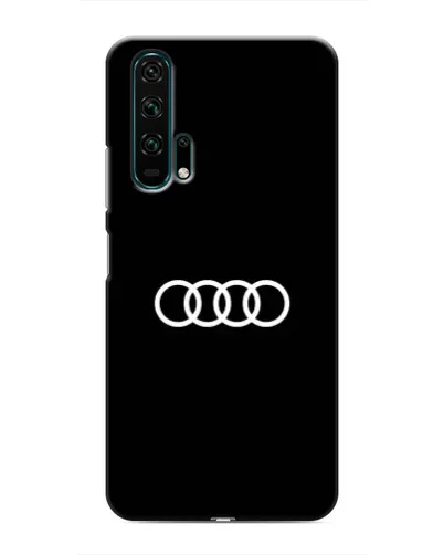 Чехол для Huawei Honor 20 Pro с картинкой «Audi White Logo»