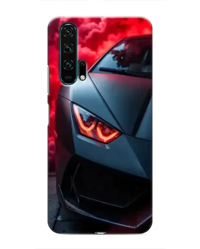 Чехол для Huawei Honor 20 Pro с картинкой «Lamborghini красное сияние»