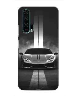 Чехол для Huawei Honor 20 Pro с картинкой «Lamborghini симметрия дорог»