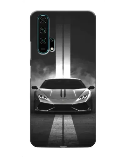 Чехол для Huawei Honor 20 Pro с картинкой «Lamborghini симметрия дорог»
