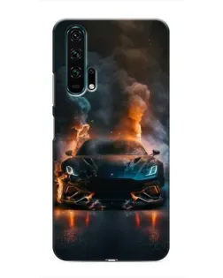Чехол для Huawei Honor 20 Pro с картинкой «Lamborghini дымная эстетика»