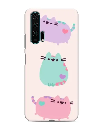 Чехол для Huawei Honor 20 Pro с картинкой «Pusheen трио» Чехол для Huawei Honor 20 Pro с картинкой «Pusheen трио»